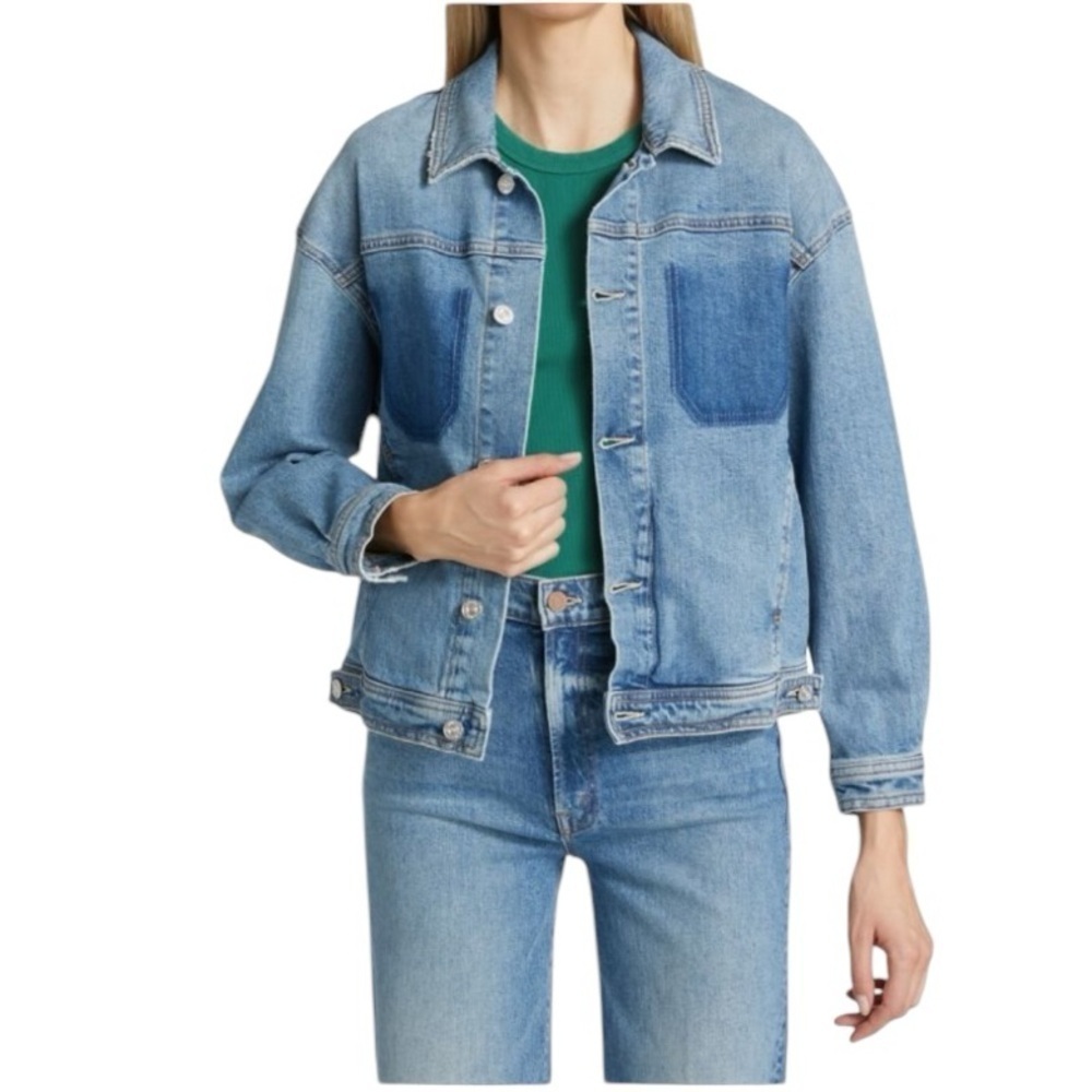 MOTHER - The Back Road Denim Oversized JacketSz S